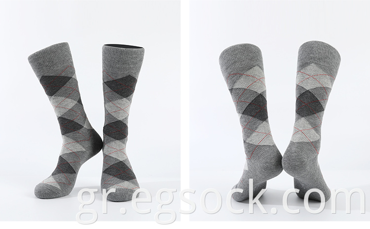 Geometric Pattern Modal Formal Socks